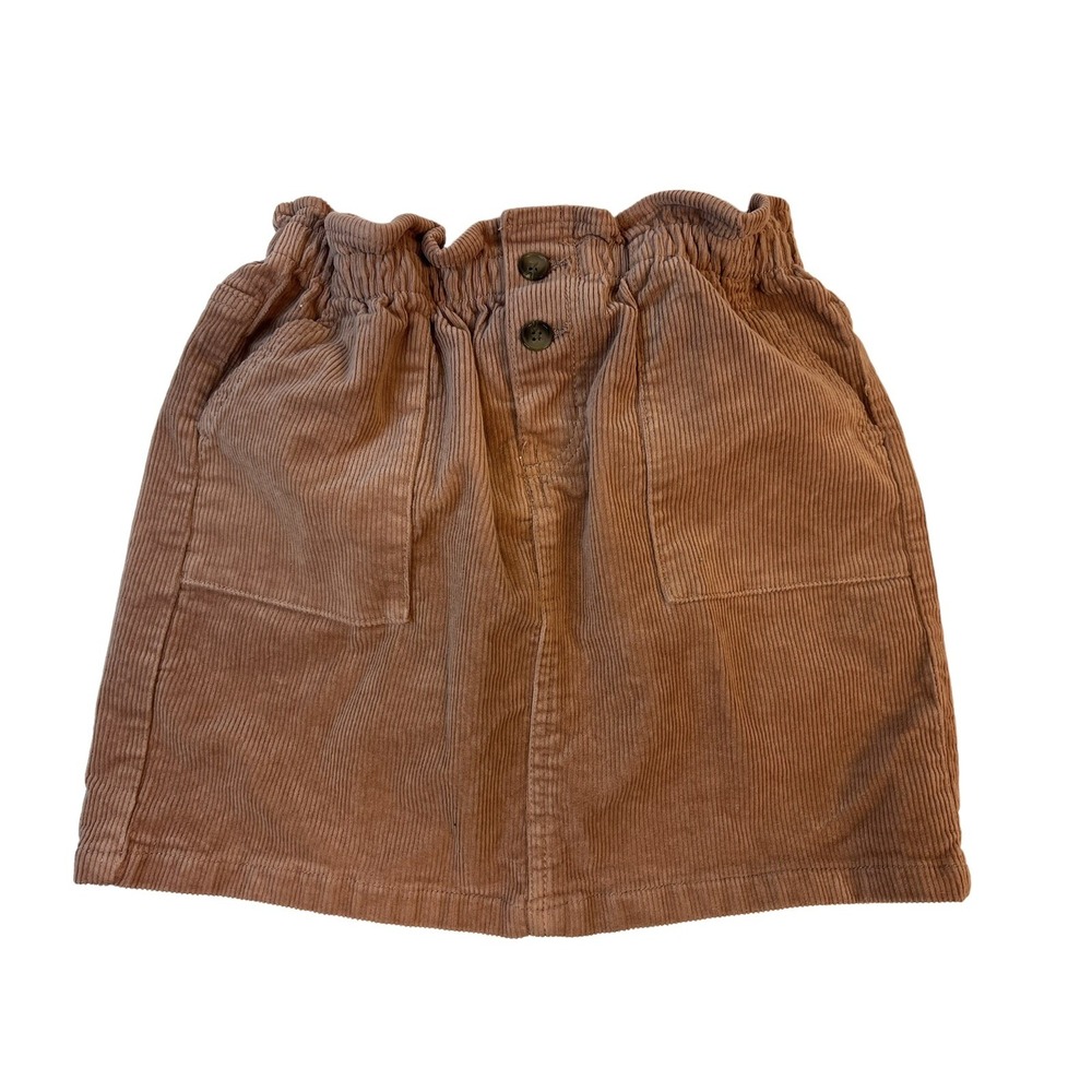 H&M Girls CORDUROY PAPERBAG SKIRT Size 10